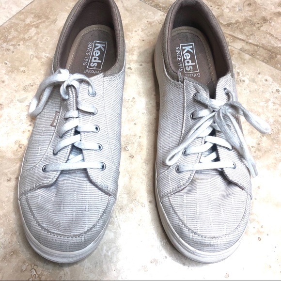 Keds Beige Sneakers. Size 9